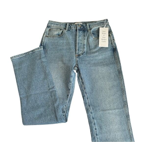 Revolve Boyish The Dempsey High Waisted Stretch Straight Leg Jeans Size 26 NWT - Picture 1 of 11
